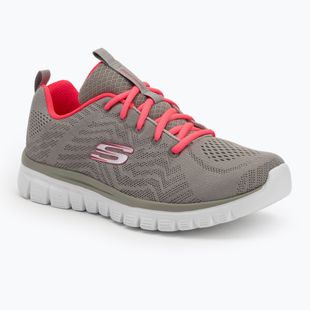 SKECHERS Graceful Get Connected scarpe da donna grigio/corallo