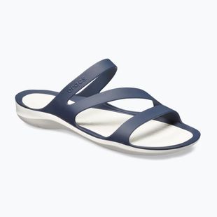 Ciabatte da donna Crocs Swiftwater Sandal navy/white