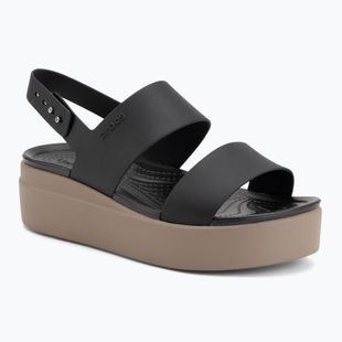 Sandali da donna  Crocs Brooklyn Low Wedge black/mushroom