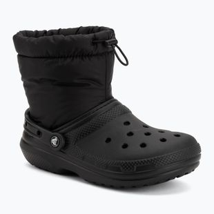 Doposci da neve Crocs Classic Lined Neo Puff Boot black/black