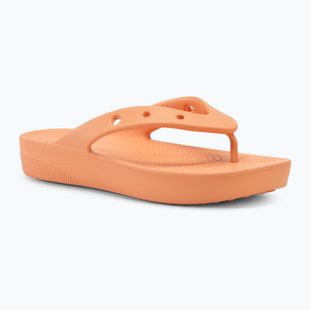 Infradito Crocs Classic Platform papaya da donna