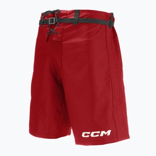 CCM PP25 SR pantaloni da hockey rossi ovali