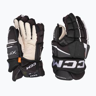 Guanti da hockey CCM Tacks XF Pro SR nero/bianco