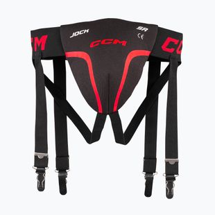 Sospensorio junior CCM Jock Combo YTH black/red