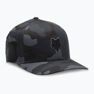 Cappello da baseball Fox Racing Fox Head Flexfit nero camo