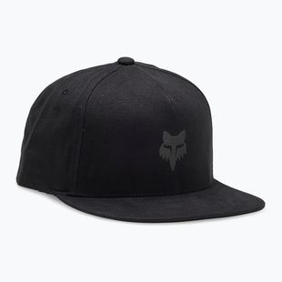 Cappello Fox Racing Fox Head Snapback da uomo nero/carbonio