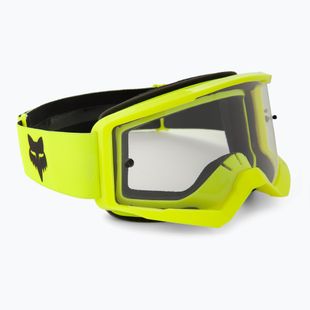 Occhiali da ciclismo Fox Racing Main Core giallo fluorescente/chiaro