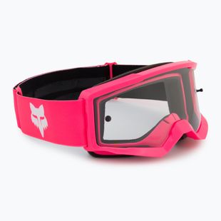 Occhiali da ciclismo per bambini Fox Racing Main Core Jr rosa/chiaro