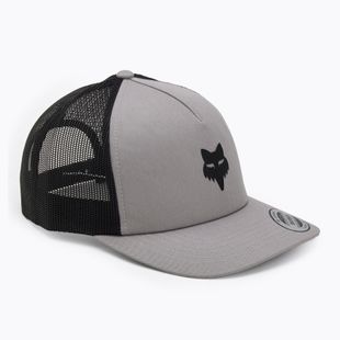Cappello da baseball Fox Racing Fox Head Trucker grigio acciaio