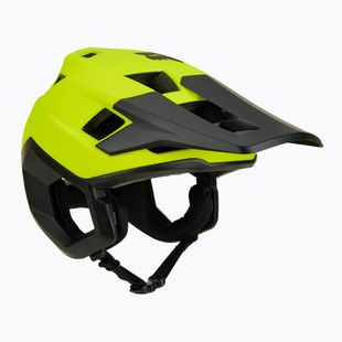 Fox Racing Dropframe casco da bici giallo fluorescente