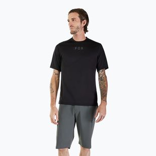 Maglia ciclismo uomo Fox Racing Ranger Wordmark nero