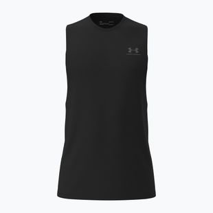 Maglia training da uomo Under Armour Left Chest Cut Off Tank black/black