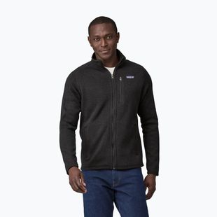Uomo Patagonia Better Sweater Felpa da trekking in pile nero