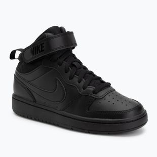Scarpe per bambini Nike Court Borough Mid 2 black/black/black
