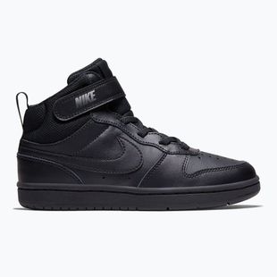 Scarpe per bambini Nike Court Borough Mid 2 black/black/black
