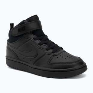 Scarpe per bambini Nike Court Borough Mid 2 black/black/black