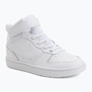 Scarpe per bambini Nike Court Borough Mid 2 white/white/white