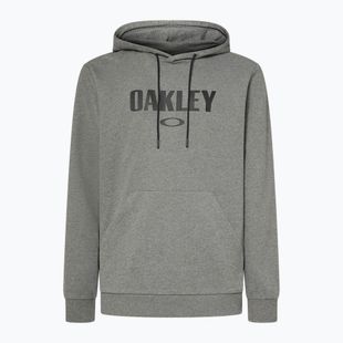 Felpa con cappuccio Oakley PO da uomo, nuova, grigio atletico