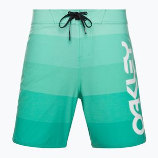 Pantaloncini da bagno Oakley Retro Mark 19" da uomo verde menta