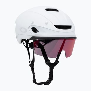Oakley Aro7 Road casco da bici da strada bianco opaco/prizm
