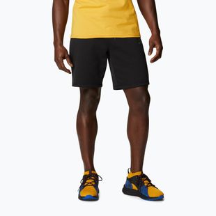 Pantaloncini da trekking Columbia Logo Fleece uomo nero