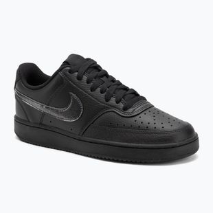 Scarpe Nike Court Vision Low da donna nero/nero