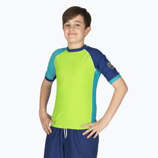 Mares Rashguard Shield Maglietta da bagno giovanile lime