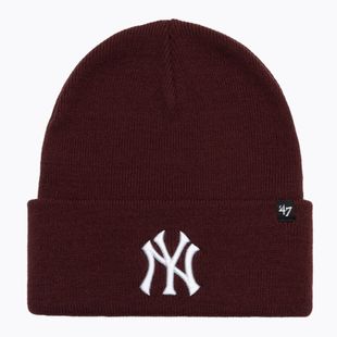 47 Brand MLB New York Yankees Haymaker berretto invernale marrone scuro