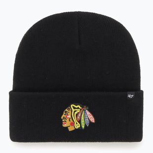 47 Marca NHL Chicago Blackhawks Haymaker berretto invernale nero