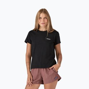 Patagonia P-6 Logo Responsabili-Tee donna nero