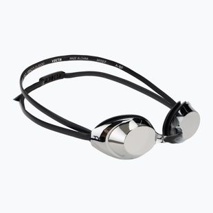 Occhiali da nuoto TYR Vecta Racing Mirrored argento/nero/nero