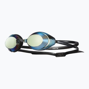 Occhialini da nuoto TYR Vecta Racing Mirrored oro/nero/nero