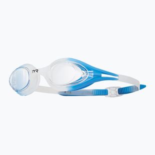Occhialini da nuoto TYR Hydra Flare chiaro/chiaro/blu