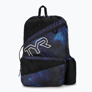 Sacco da nuoto TYR Elite Team Mesh 40 l blue/teal/green