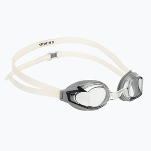 Occhialini da nuoto TYR Stealth-X Race clear/silver