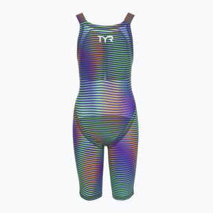 Costume da bagno intero da donna TYR Avictor 2.0 Luminins Open Back elec lime