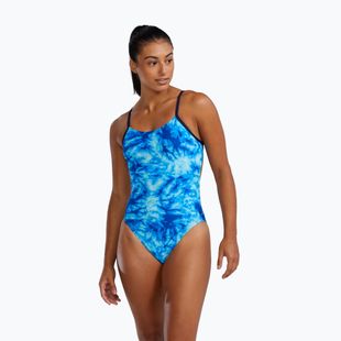 TYR Durafast Elite Azultec Cutoutfit costume intero da donna blu oceano