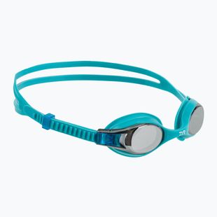 Occhiali da nuoto TYR per bambini Swimple Metallizzato argento / blu