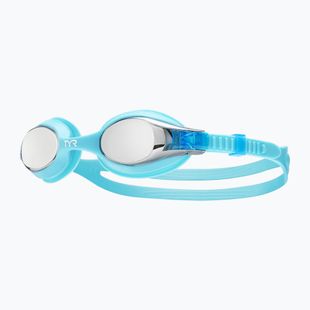 Occhiali da nuoto TYR per bambini Swimple Metallizzato argento / blu