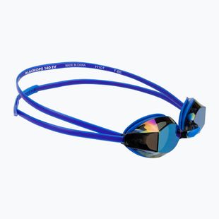 Occhialini da nuoto donna TYR Blackops 140 Ev Racing Specchiati royal/azzurro chiaro