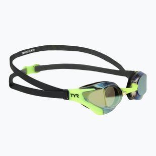 Occhiali da nuoto TYR Tracer-X RZR Mirrored limelight