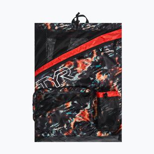 Borsa da nuoto TYR Elite Team Mesh 40 l arancio / acqua / nero