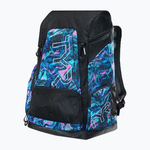 Zaino da nuoto TYR Alliance Printed 45 l blue/pink marmais