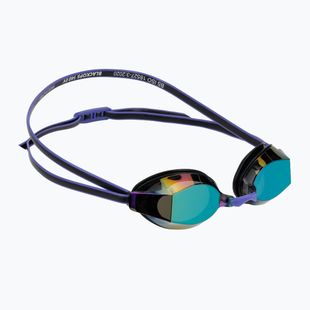 Occhialini da nuoto da donna TYR Blackops 140 Ev Racing Mirrored purple/green