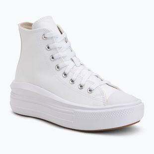 Sneakers da donna Converse Chuck Taylor All Star Move Platform Leather white