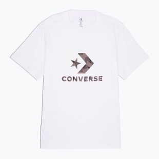 T-shirt Converse Star Chevron Uomo 10026684-A02 bianco