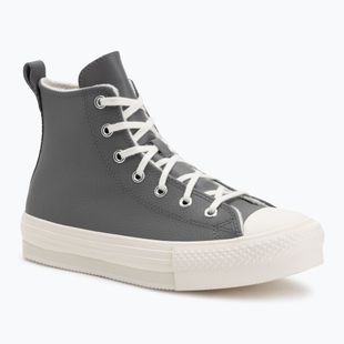 Sneakers donna Converse Chuck Taylor All Star EVA Lift Platform Leather sharkskin/warm quarry/egret