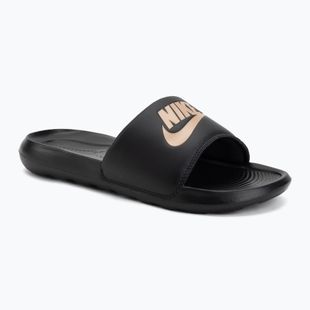 Ciabatte da donna Nike Victori One Slide black/black/metallic red bronze
