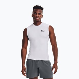 Canotta da allenamento Under Armour da uomo HG Armour Comp bianco/nero