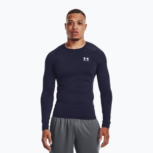 Under Armour HG Armour Comp Uomo manica lunga da allenamento mezzanotte marina/bianco